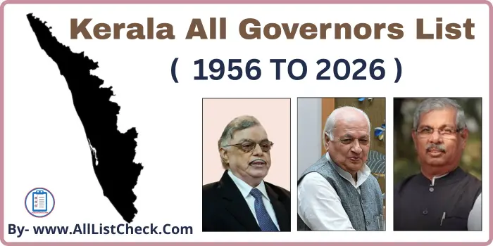 Kerala All Governors List PDF